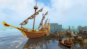 Ships in Catherby