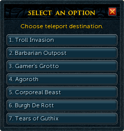 Games necklace options