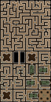 Mapa falso do labirinto de sliske