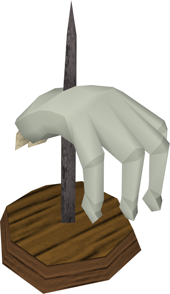 crawling hand mounted runescape