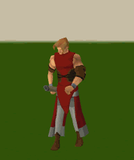 Reading teleport scroll