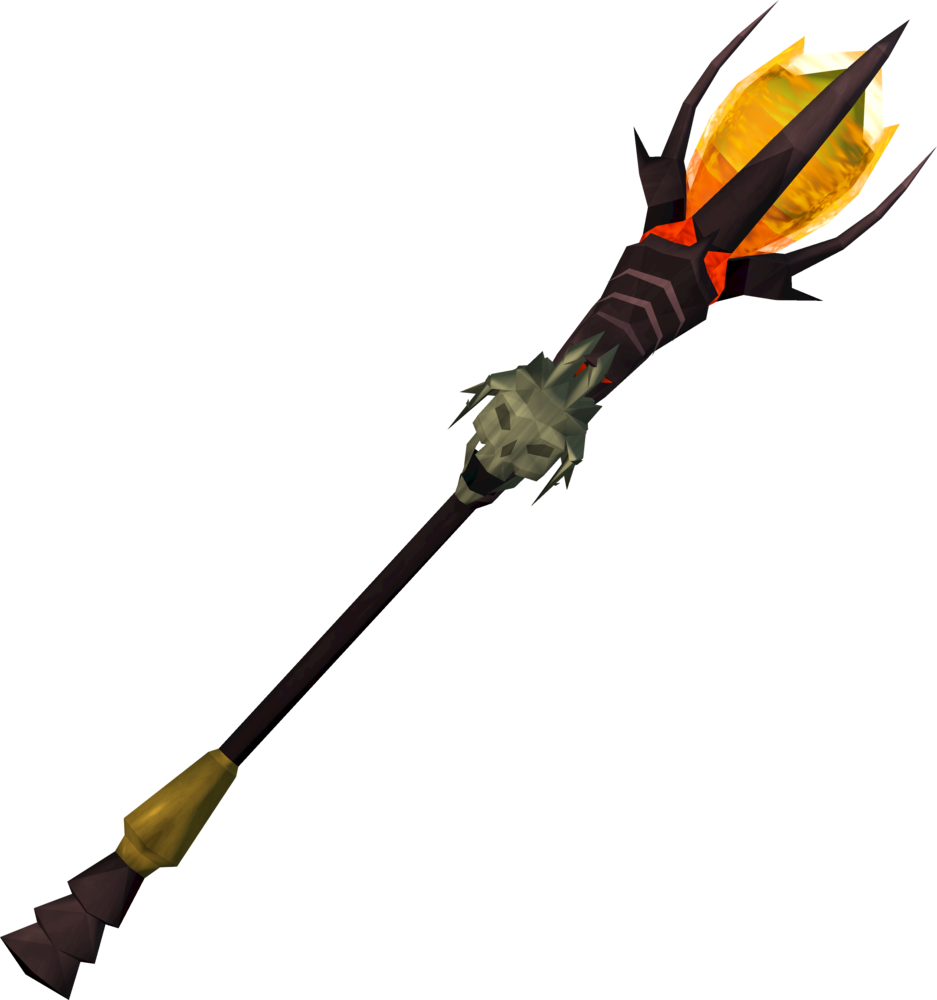 Necromancer's fire staff | RuneScape Wiki | Fandom