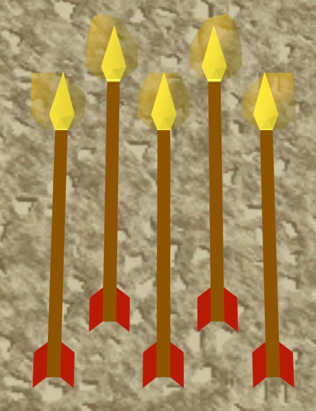 Steel fire arrows (lit) RuneScape Wiki FANDOM powered by Wikia