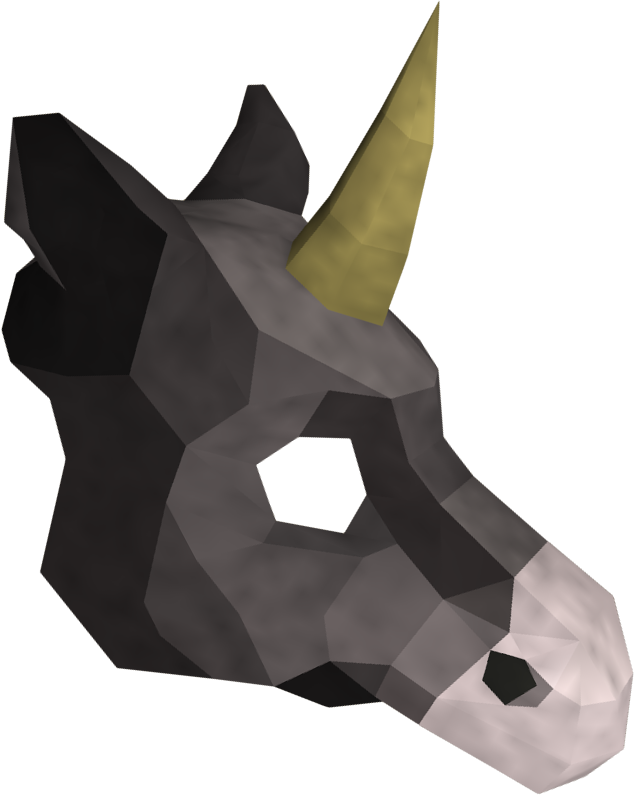 Black Unicorn Mask Runescape Wiki Fandom