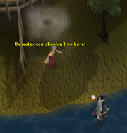 Drunken Dwarf on Tutorial Island