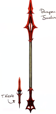 Dragon Javelin Throwing Knife Concept