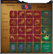 Zodiac card interface