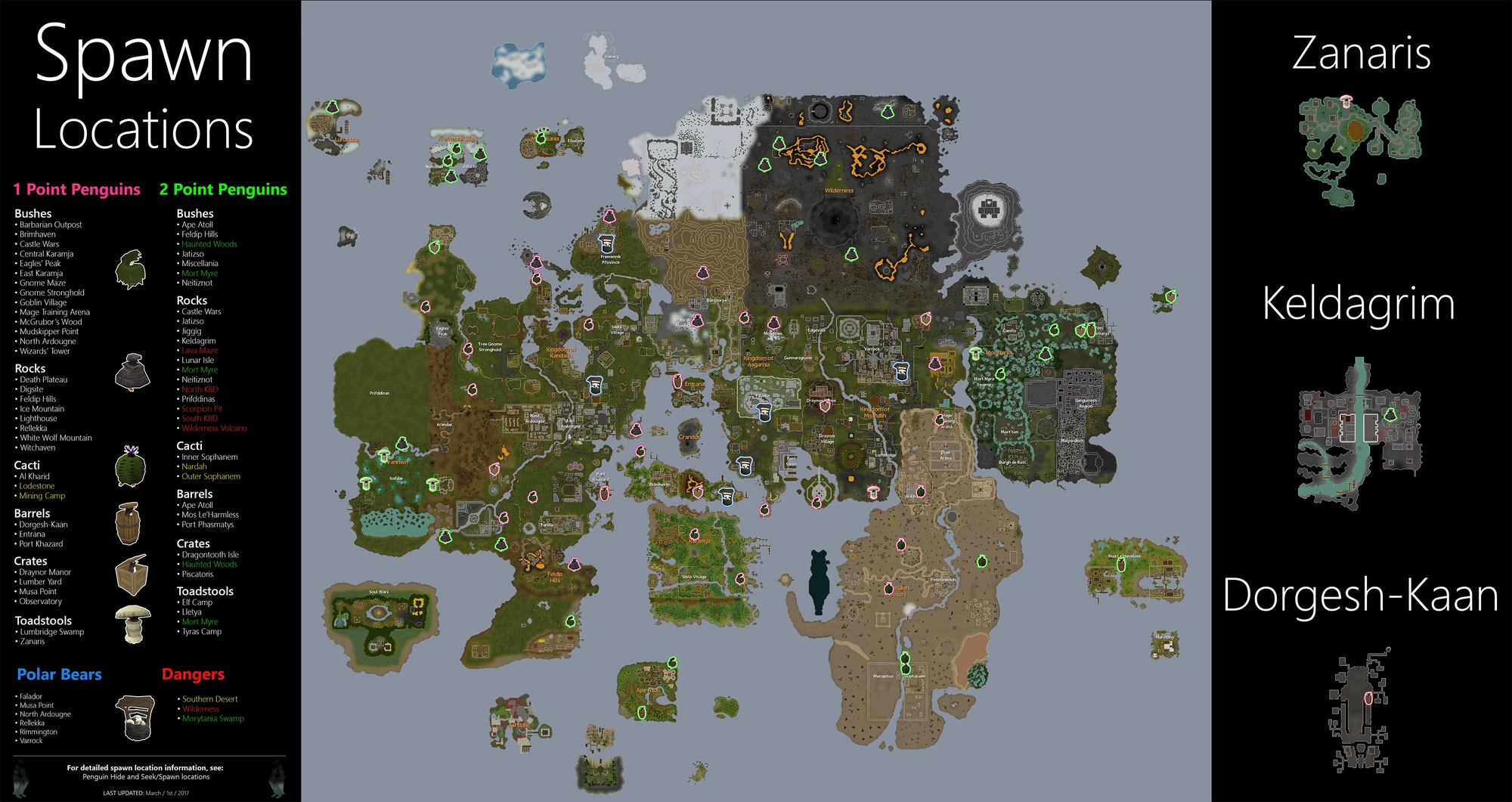 Penguin Hide and Seek/Spawn locations | RuneScape Wiki | FANDOM powered