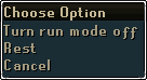 Energy right click options