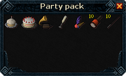 Party Pack Interface