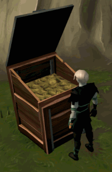 Using compost potion
