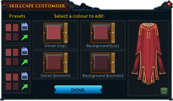 Max cape customiser