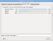Mouse Keys Setup- Linux (GNOME)