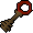 Bronze key red