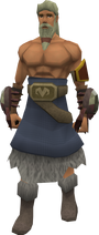 Thok's crab fists equipped