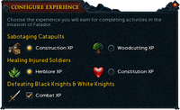 Commendation configure interface