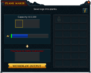 Plank maker interface