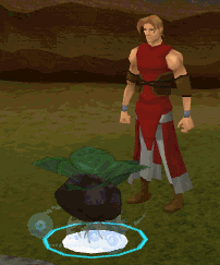Picking divine herb patch