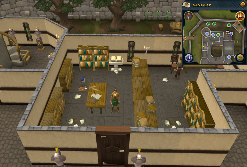 Image Emote clue Yawn Varrock Palace library png RuneScape Wiki