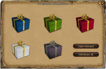Present collection interface
