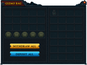 Medium gizmo bag interface