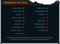 Herbicide interface