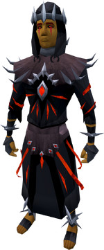 Robes of subjugation set equipped