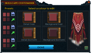 Completionist cape customiser