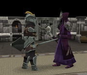 Confronting Dangerous figure