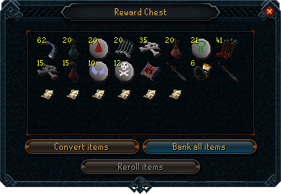 Dominion tower reward chest interface