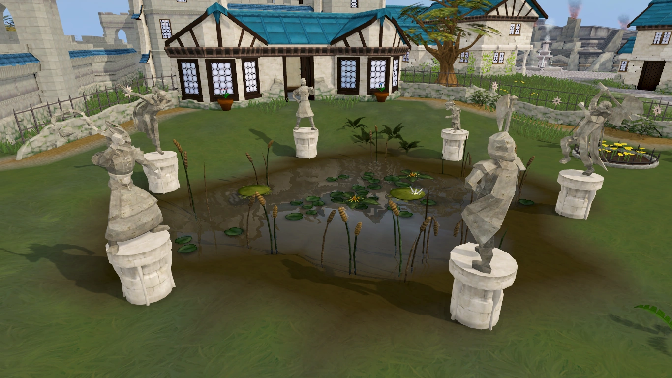 Image Falador park statues.png RuneScape Wiki FANDOM powered by Wikia