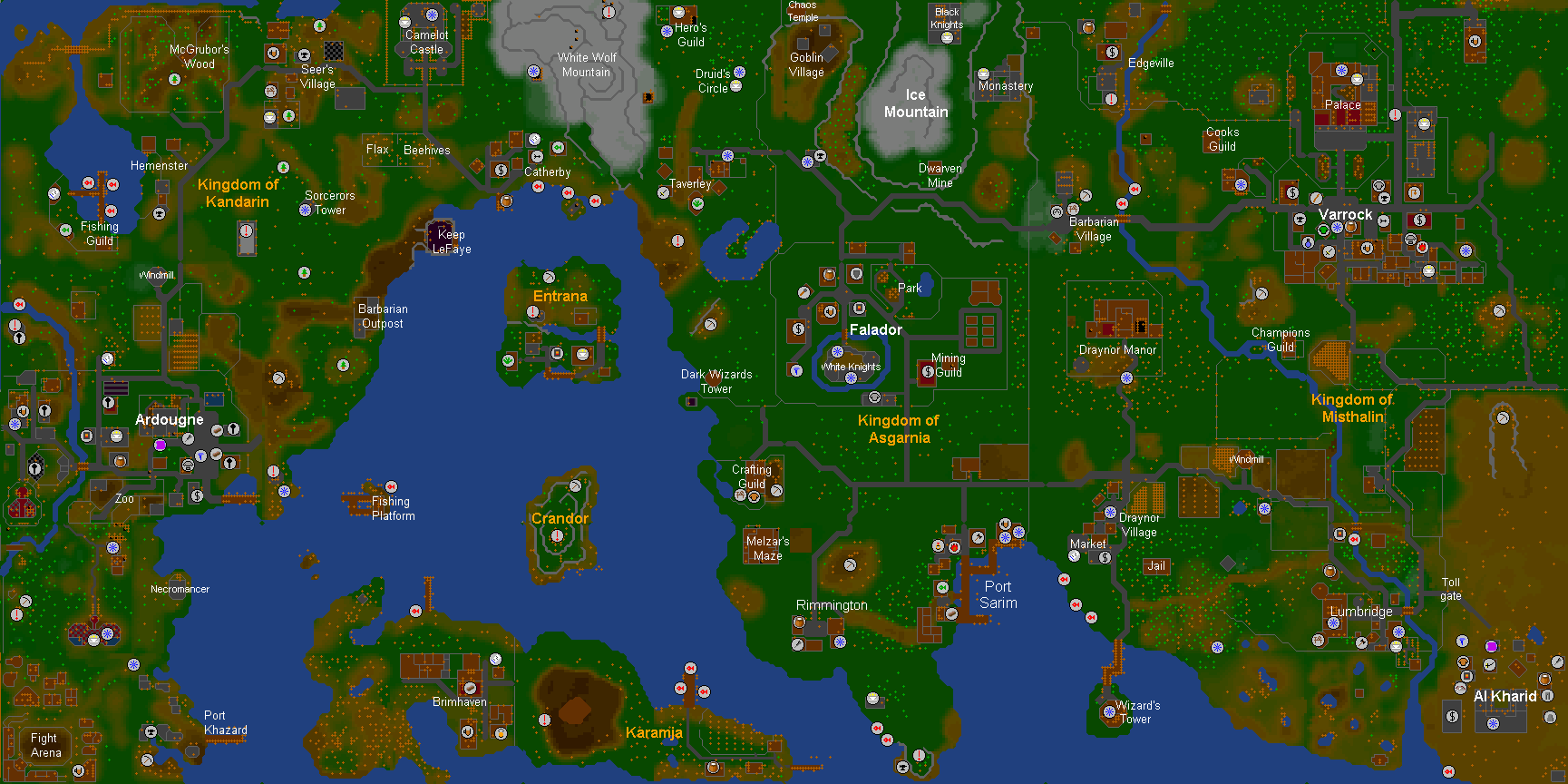 Osrs World Map Osrs World Map