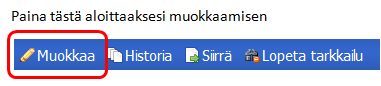 Ohje Muokkaus Muokkaa
