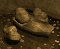 Concentrated gold rocks respawning