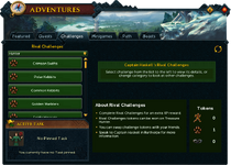 Rival challenges interface