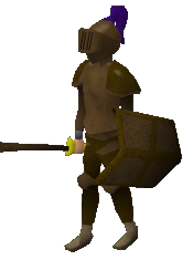Bronze Armour Pose