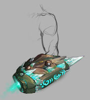 Energised arm cannon concept art