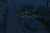 Shield blasting zombies