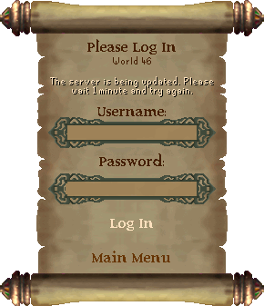 Server update in progess