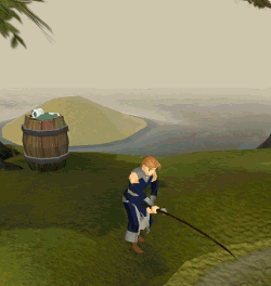 Player fishing ff