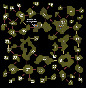 Runespan lower level map numbered