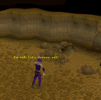 Using animate rock scroll