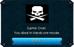 Game over hardcore