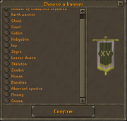 Banner carrier interface