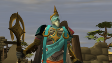 Saradomin confronting