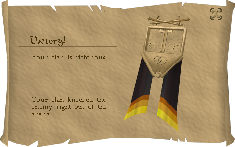 Clan Wars Victory