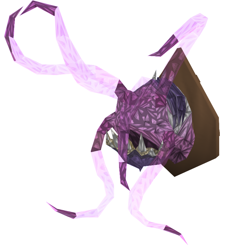 abyssal demon head mounted