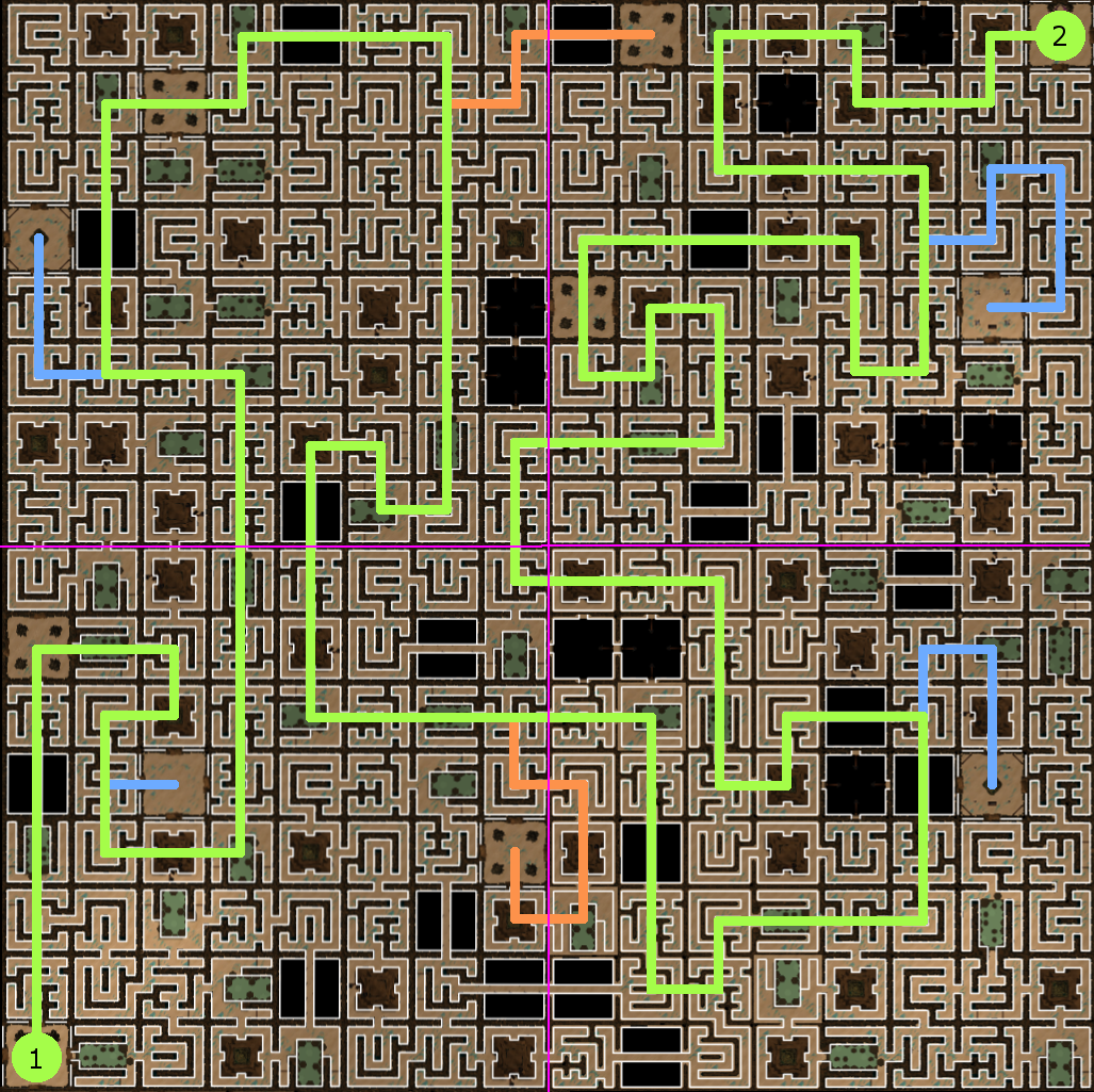 Карта игры labyrinthine