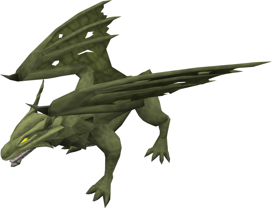 old school runescape green dragon