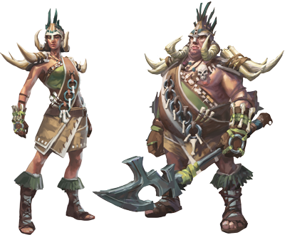 Bandosian Warlord concept art